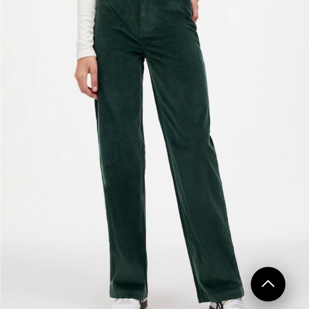 Madewell Emmett Dark Green Corduroy Pants